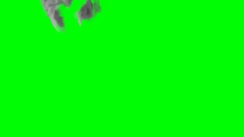 Tornado Storm Hurricane Green Screen 3D Rendering Animation Stock Footage 88622802