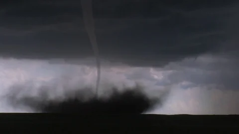 Tornado - Storm - Supercell - cropped view Stock Footage 82239495