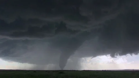 Tornado - Storm - Supercell - Field Stock Footage 82238818