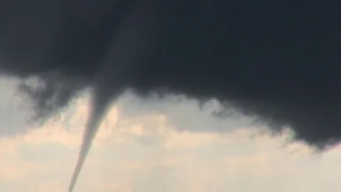 Tornado - Storms - Supercell - cropped view Stock Footage 82237923