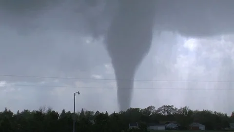 Tornado - Storms - Supercell - Trees Stock Footage 82239588