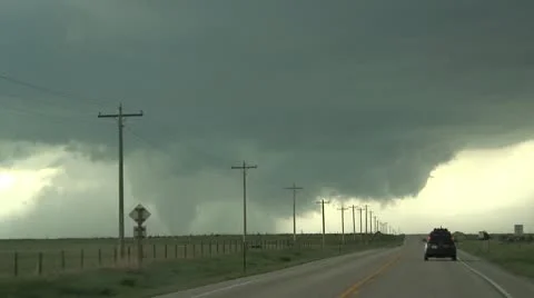 Tornado Stormy Weather Stock Footage 12626342