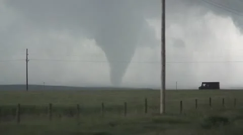 Tornado Stormy Weather Stock Footage 12626385