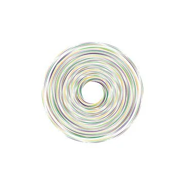 Tornado swirl circle colorful vector illustration design Stockillustratie