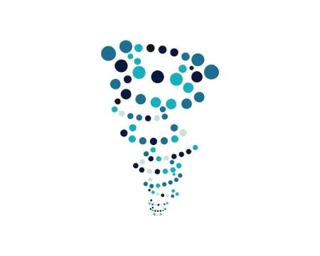 Tornado symbol vector illustration Stock Illustration