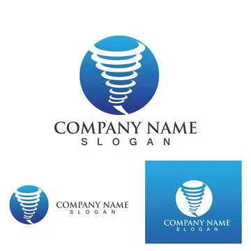Tornado symbol vector illustration Stock Illustration