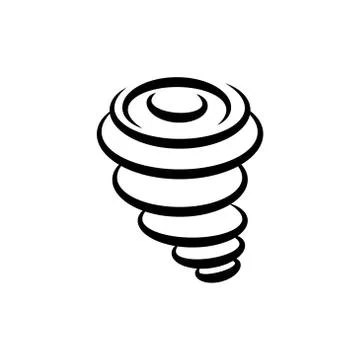 Tornado vector graphic design illustration Stock Illustration