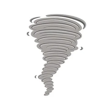 Tornado, vector icon Stock Illustration