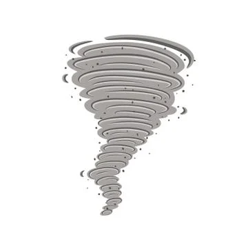 Tornado, vector icon Stock Illustration