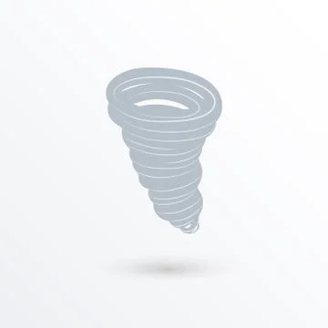 Tornado, vector icon Illustrazione stock