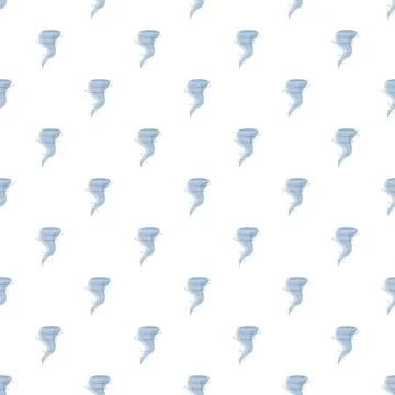 Tornado vortex storm wind weather disaster seamless pattern Stock Illustration