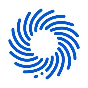 Tornado Wind Icon Vector Outline Illustration 스톡 일러스트