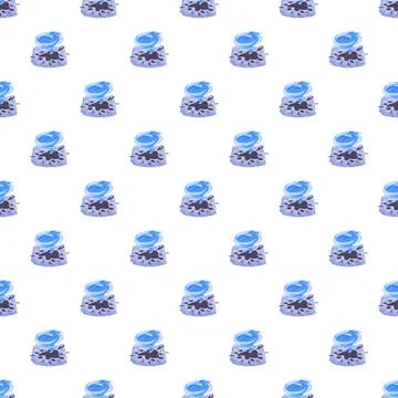 Tornadoes and cyclones seamless pattern storm weather drawing Stock Illustration