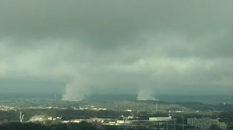 Tornadoes of Steam Stock Footage 54759168