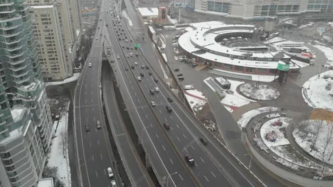 Toronto Aerial view Stock Footage 146613536