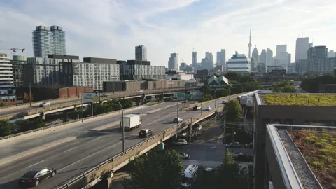 Toronto Aerial view Stock Footage 171881981