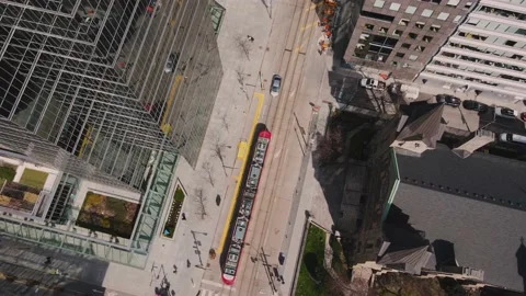 Toronto Aerial view Stock Footage 172102473