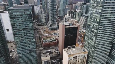 Toronto Aerial view Stock Footage 172102653