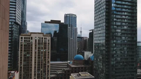 Toronto Aerial view Stock Footage 172102657