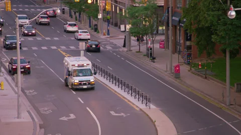 Toronto Ambulance Responding Stock Footage 339631382