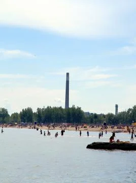 Toronto beaches Foto stock