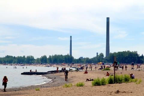 Toronto beaches Foto stock