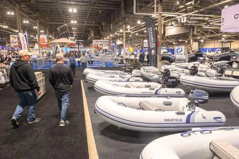 Toronto Boat Show 2025 Stock Photos