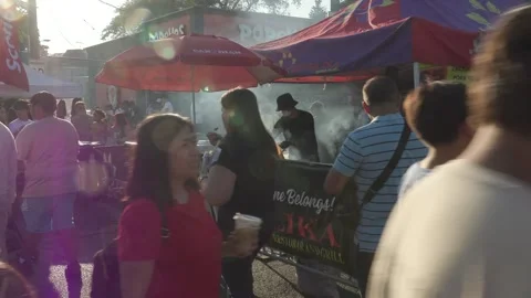 Toronto, Can Aug 14 2026 Taste of the Manila Filipino food street festival Stock Footage 342440945