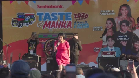 Toronto, Can Aug 14 2026 Taste of Manila festival Celebrates Filipino Culture Stock Footage 342441035