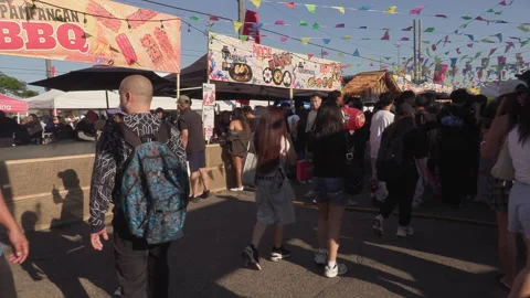 Toronto, Can Aug 14 2026 Taste of Manila festival Celebrates Filipino Culture Stock Footage 342454446