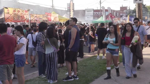 Toronto, Can Aug 14 2026 Taste of Manila festival Celebrates Filipino Culture Stock Footage 342455387