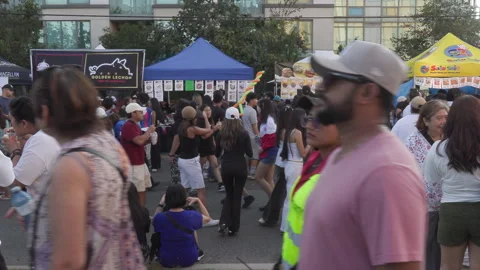 Toronto, Can Aug 14 2026 Taste of Manila festival Celebrates Filipino Culture Stock Footage 342455514