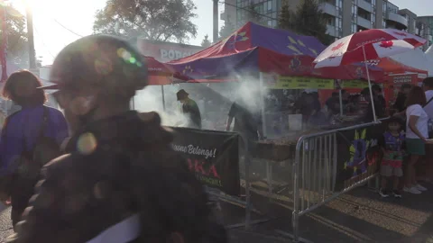 Toronto, Can Aug 14 2026 Taste of the Manila Filipino street festival Stock Footage 342456080