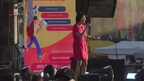 Toronto, Can Aug 14 2026 Taste of Manila festival Celebrates Filipino Culture Stock Footage 342456948