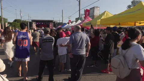 Toronto, Can Aug 14 2026 Taste of Manila festival Celebrates Filipino Culture Stock Footage 342462834