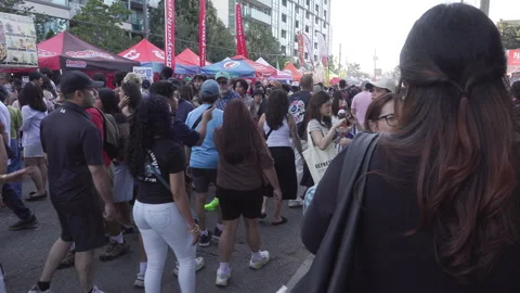 Toronto, Can Aug 14 2026 Taste of Manila festival Celebrates Filipino Culture Stock Footage 342463009