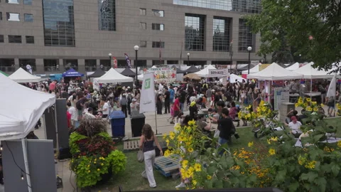 Toronto, Can Aug 22 2026  Toronto Korean food harvest Festival Vídeo Stock 343273581