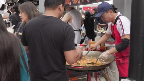 Toronto, Can Aug 22 2026  Toronto Korean food harvest Festival Stock Footage 343275935