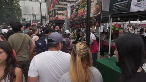 Toronto, Can Aug 22 2026  Toronto Korean food harvest Festival Stock Footage 343276330