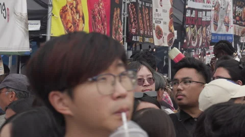 Toronto, Can Aug 22 2026  Toronto Korean food harvest Festival Stock Footage 343276790