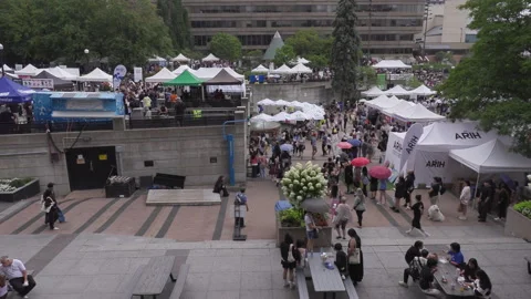 Toronto, Can Aug 22 2026  Toronto Korean food harvest Festival Stock Footage 343277624