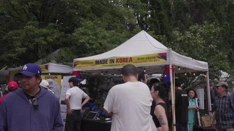 Toronto, Can Aug 22 2026  Toronto Korean food harvest Festival Stock Footage 343288251