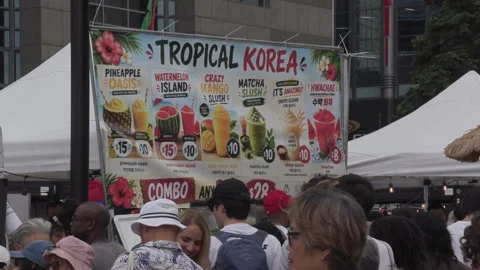 Toronto, Can Aug 22 2026  Toronto Korean food harvest Festival Stock Footage 343289939