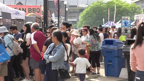 Toronto, Can Aug 22 2026  Toronto Korean food harvest Festival Stock Footage 343294776