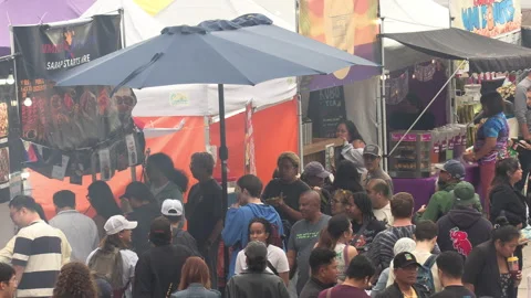 Toronto, Can Aug 22 2026 Mabuhay Philippines food street festival Stock Footage 343428628