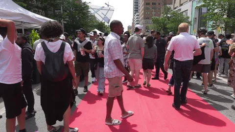 Toronto, Can Jun 16 2025  performance and exotic luxury classic super car show Video stock 311383944