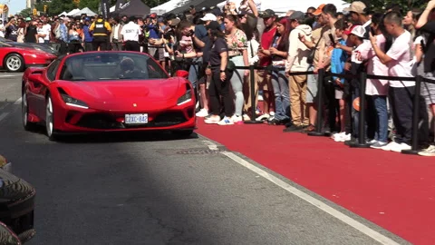 Toronto, Can Jun 16 2025  performance and exotic luxury classic super car show Stock Footage 311384785