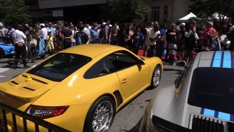 Toronto, Can Jun 16 2025  performance and exotic luxury classic super car show Stock Footage 311388858