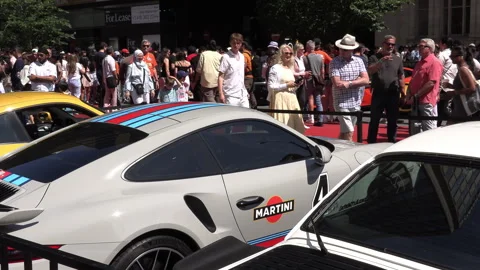 Toronto, Can Jun 16 2025  performance and exotic luxury classic super car show Stock Footage 311388941