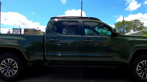 Toronto, Can May 23 2025 Generic POV side view driving plate city suburban Stock Footage 336743647